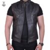 gilet homme en cuir ref : 889