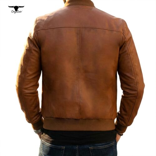Pilote Tabac en cuir pour Hommes -TB55- 7 eddzedz