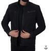 jacket noir (nubuck leather) Man’s (ref : 1580)