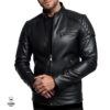 Blouson motard en cuir ref : O.C2025
