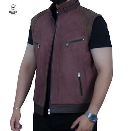 Gilet en cuir pour Hommes ref : RO582