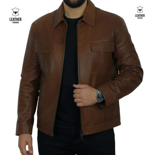Daytona en cuir pour Hommes -Gingerbread-