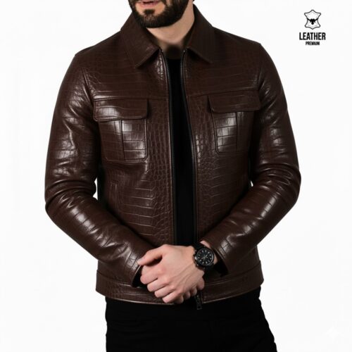 Daytona en cuir Marron CROCO 0925