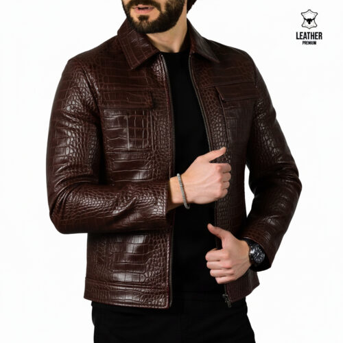 Daytona en cuir Marron CROCO 0925