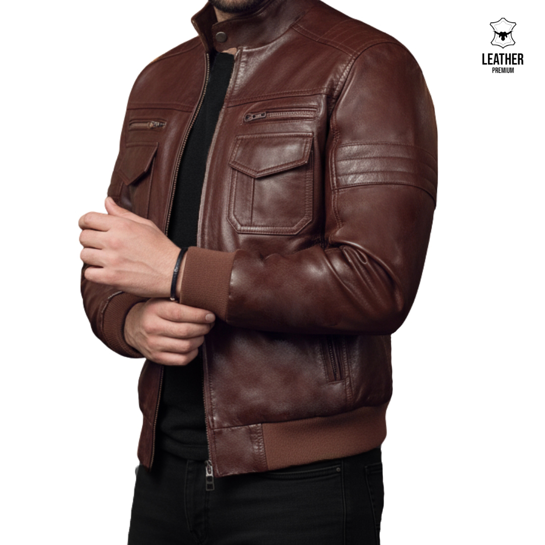 Pilote poche plaquée Marron Vachette 505 2 qadqsdqs