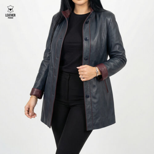 Veste en cuir Bleu pour Femmes -Missoni-