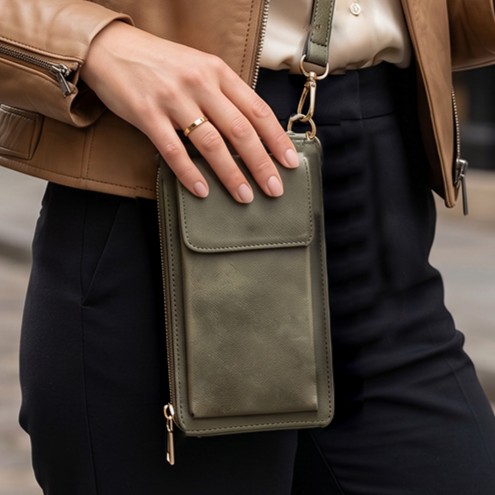 Portefeuille pour femme Sac messager à bandoulière