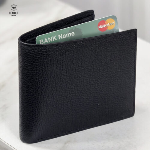 Porte-monnaie en cuir Noir Homme - SN2-