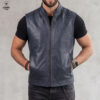 Gilet en cuir pour Hommes Ref : SB552