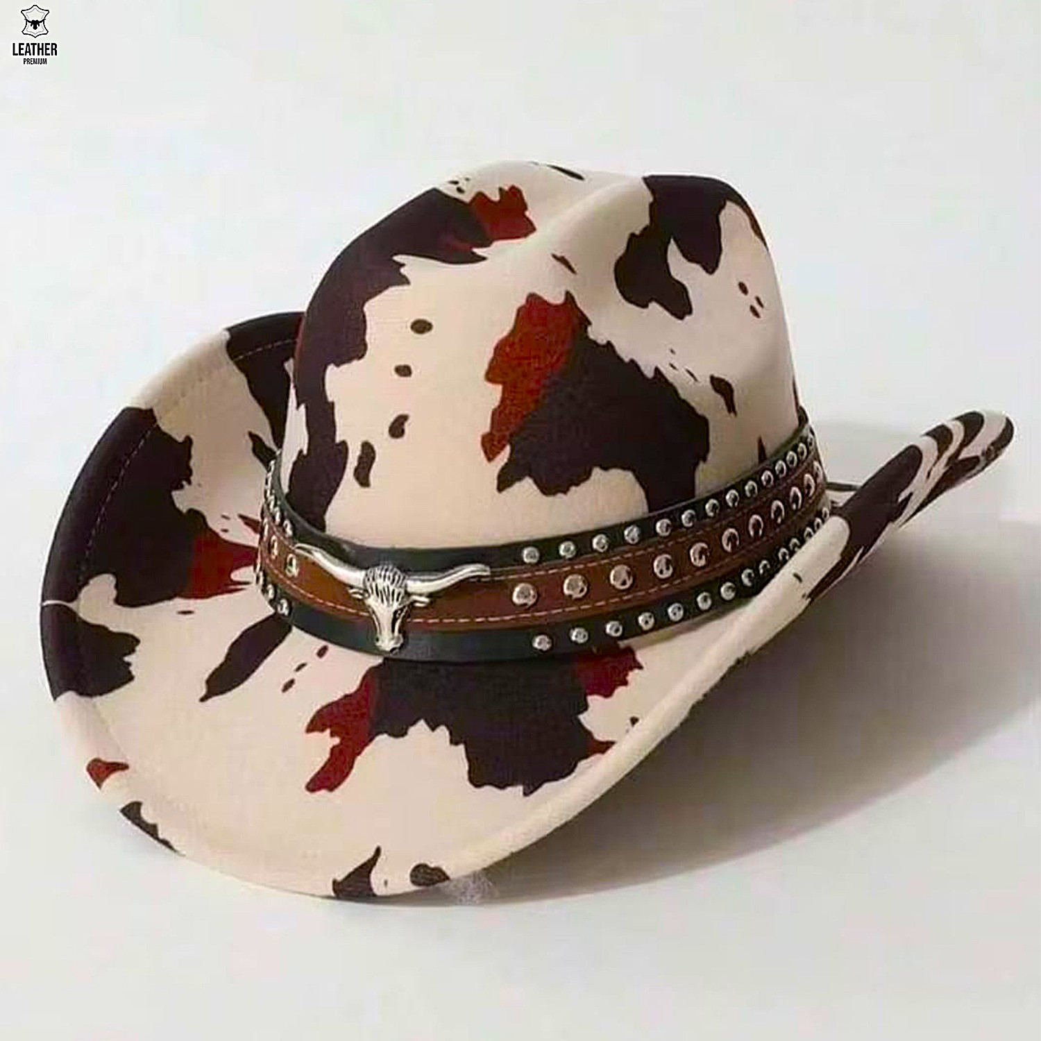 Chapeau de cowboy classique western élégant avec ceinture style western cowboy – photo 1