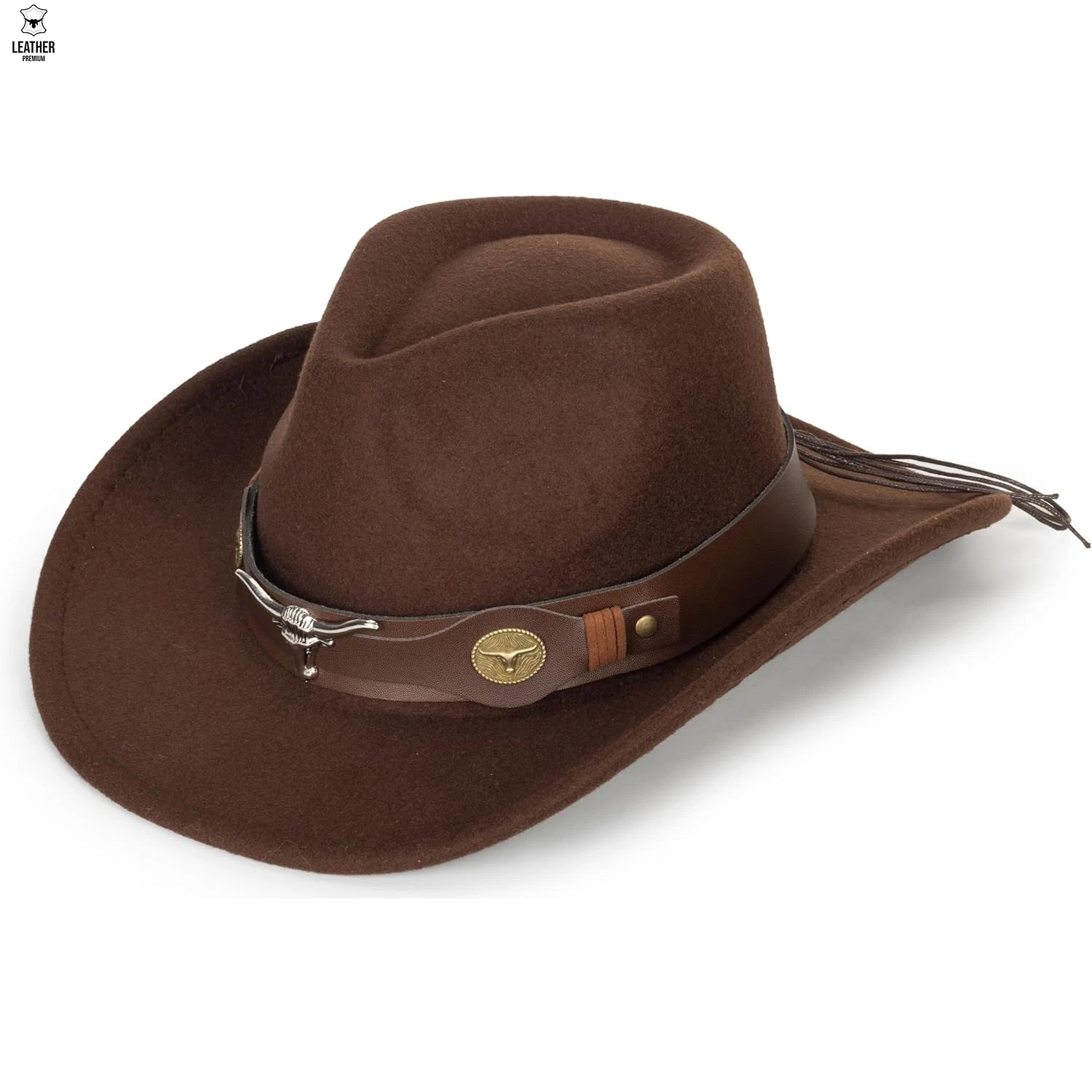 Chapeaux de Cowboy occidentaux en daim