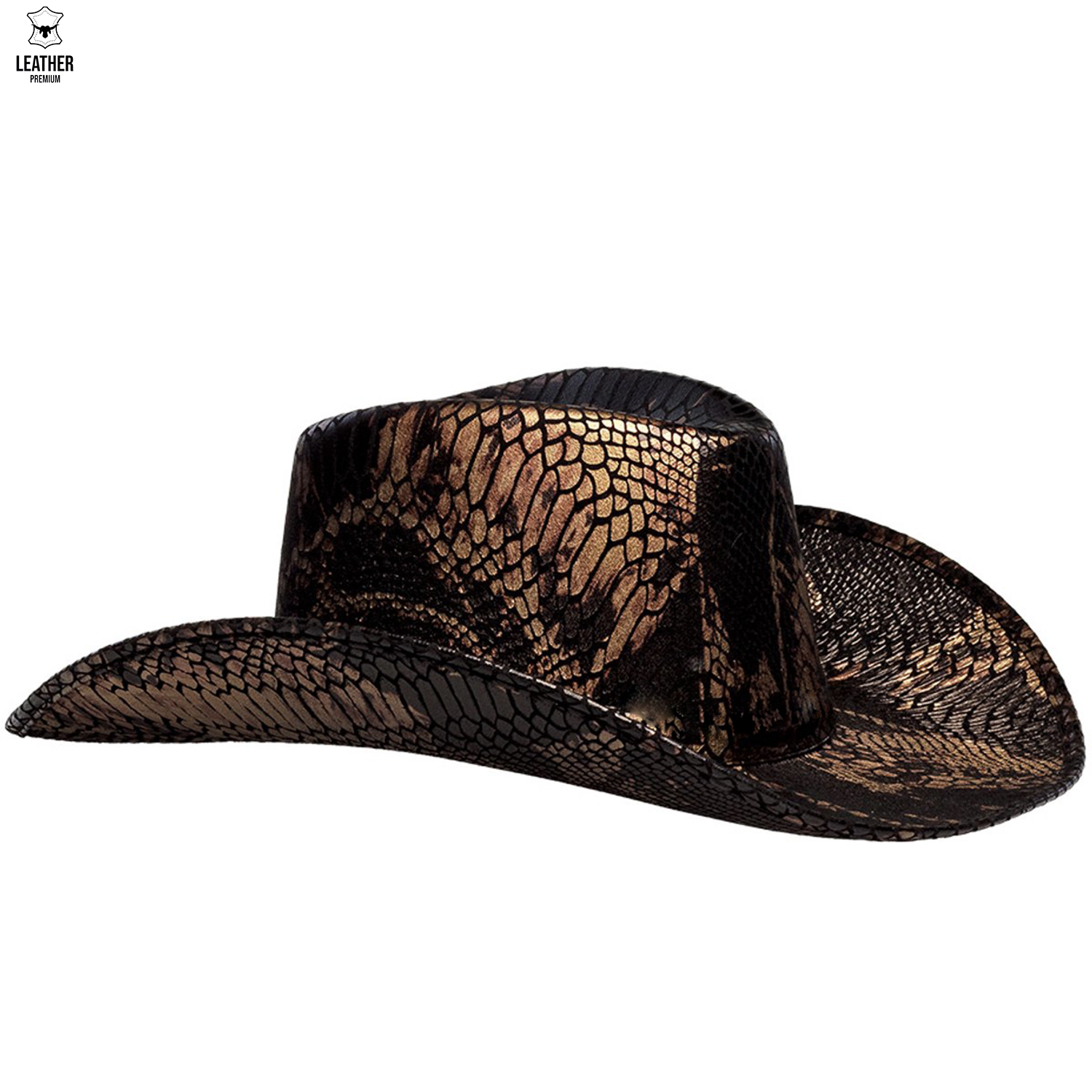Boland - Chapeau de cowboy Cobra Zwart