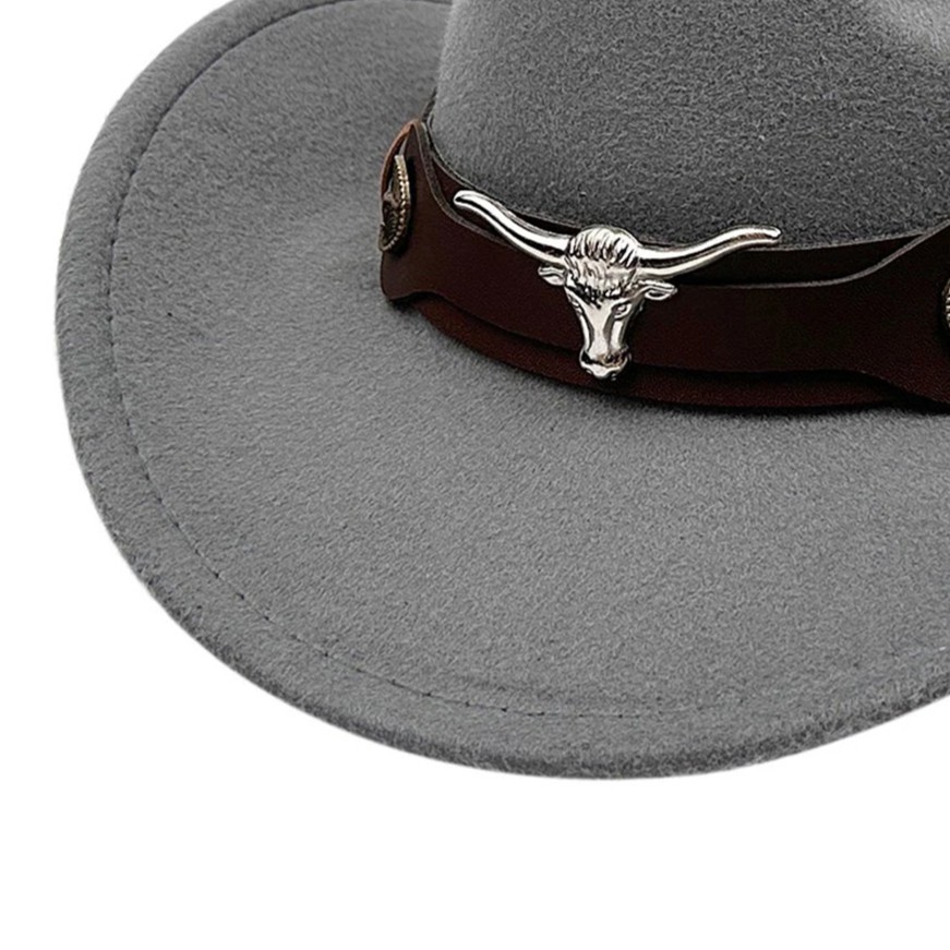 Chapeaux de Cowboy occidentaux en daim – photo 2